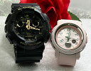 ペアウオッチ gショック恋人たちのGショックペアウオッチ G-SHOCK ペア腕時計 カシオGA-100CF-1A9JF BGA-290RA-4AJFクリスマス プレゼント 誕生日 御祝い還暦 銀婚式 結婚記念日 婚約 人気 婚約 夫婦 高級 クリスマス プレゼント おすすめ(2)
