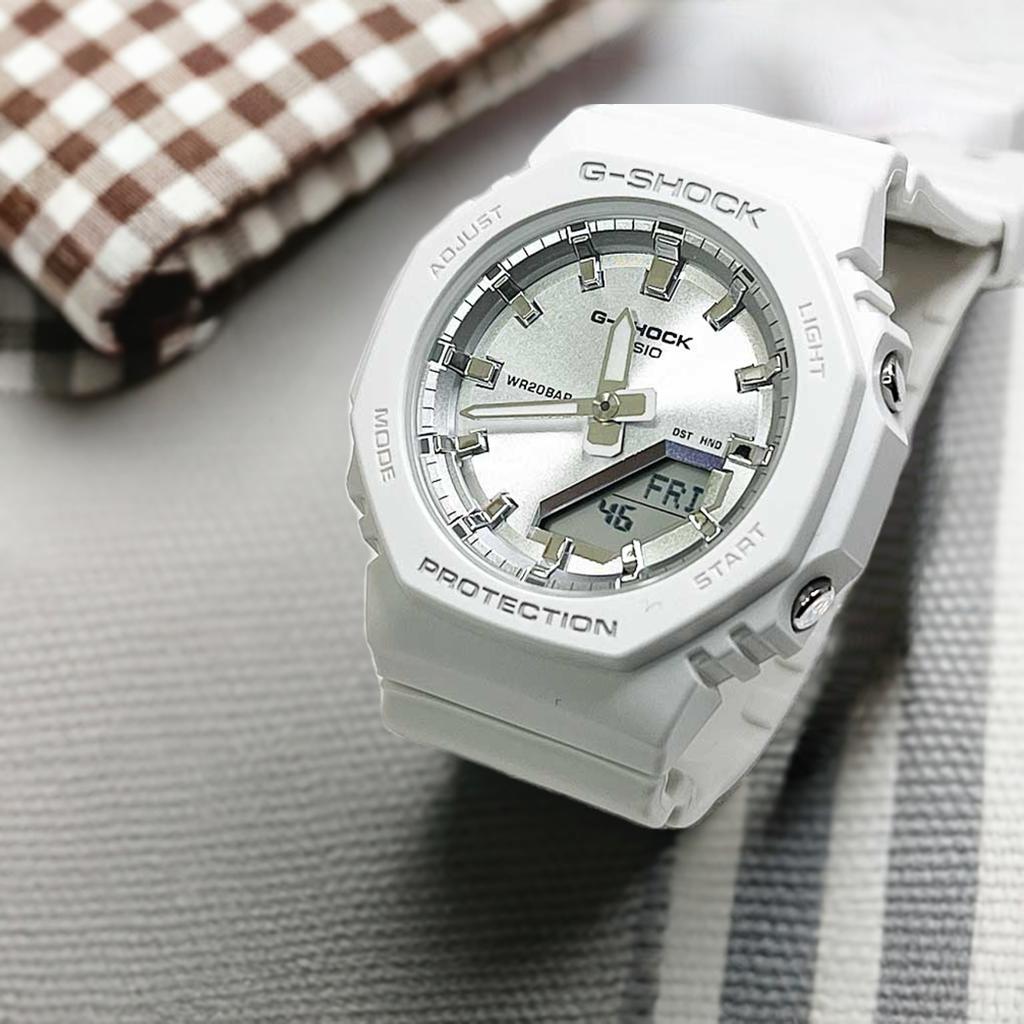 国内正規品 新品 Gショック G-SHOCK カシオ レディースウオッチカシオ腕時計 ジーショック バイオマスプラスチック採用　gショック GMA-P2100VA-7AJF レディズOK腕時計 感謝の気持ち 白　ホワイト