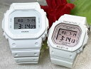 ペアウォッチ gショック恋人たちのGショック ペアウオッチほんのり好きでいてください G-SHOCK BABY-G ペア腕時計 カシオ 2本セット DW-5600WW-7JFBGD-565SC-4JFデジタル クリスマスプレゼント 誕生日 御祝い