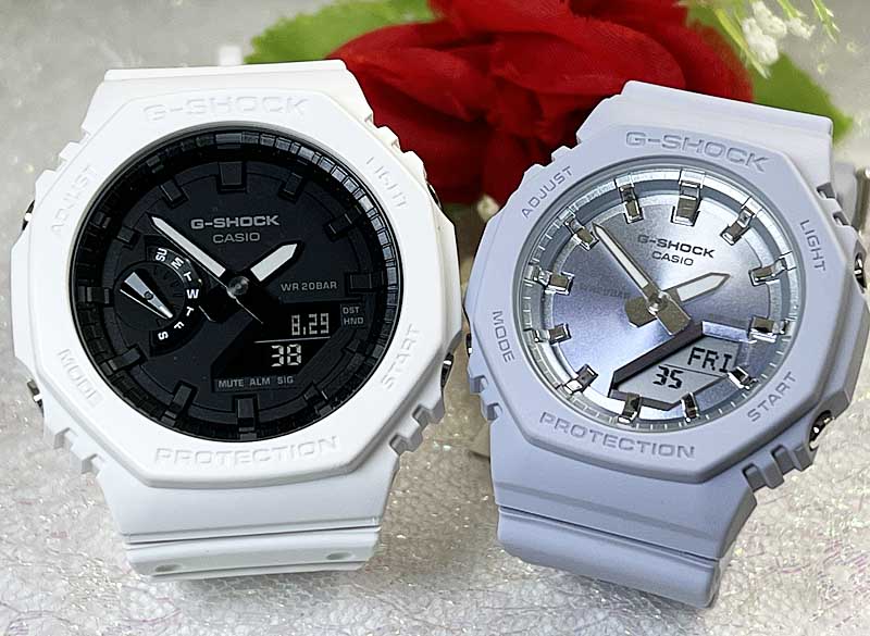 恋人たちのGショック ペアウオッチ G-SHOCK BABY-G ペア腕時計 カシオ 2本セット アナデジ 電池式 GA-2100-7AJFGMA-P2100SG-2AJF 手書きの クリスマス 誕生日 御祝い還暦 銀婚式 結婚記念日 婚約 人気 婚約 夫婦 高級 クリスマス プレゼント おすすめ