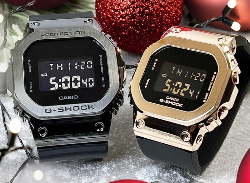 恋人たちのGショック ペアウオッチg-ショック人気 婚約　夫婦 高級　クリスマス プレゼント おすすめ G-SHOCK BABY-G カシオ 2本セット GM-5600UB-1JFGM-S5600UPG-1JF 電池式 プレゼント 手書きの あす楽対応 g-shock プレゼント 誕生日 御祝い 銀婚式 結婚記念日 婚約