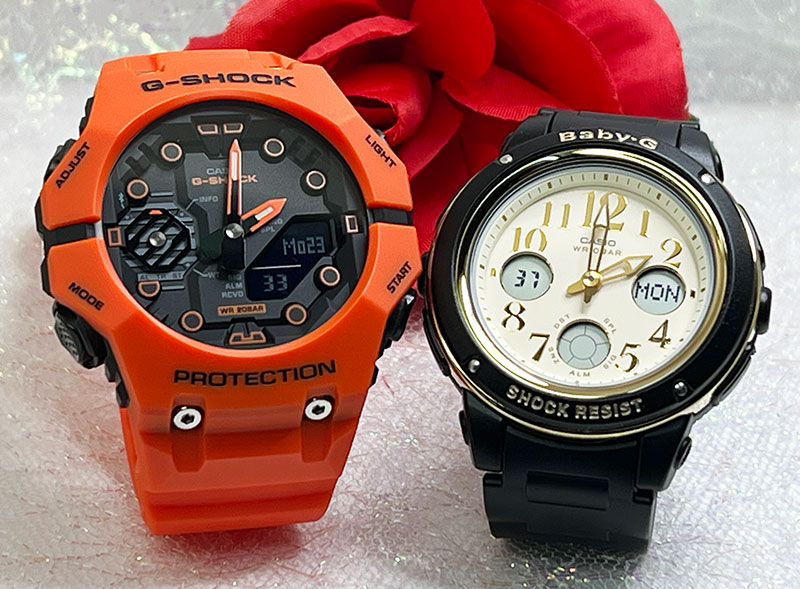 恋人たちのGショック ペアウオッチ Gショック G-SHOCK BABY-G g-shock ペア腕時計 カシオ 2本セット アナデジ GA-B001FL-4AJFBGA-151EF-1BJF クリスマス 誕生日 御祝い還暦 銀婚式 結婚記念日 バレンタイン 婚約 人気 婚約 夫婦 高級 クリスマス プレゼント