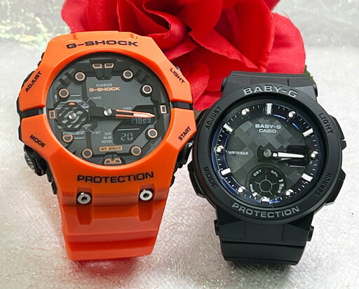 恋人たちのGショック ペアウオッチ Gショック G-SHOCK BABY-G g-shock ペア腕時計 カシオ 2本セット アナデジ GA-B001FL-4AJFBGA-250-1AJF クリスマス 誕生日 御祝い還暦 銀婚式 結婚記念日 バレンタイン 婚約 人気 婚約 夫婦 高級 クリスマス プレゼント