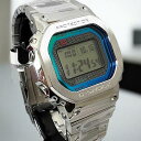 腕時計コレクターにの定番Gショック フルメタル G-SHOCK BABY-G カシオ 流通限定モデル2023 電波ソーラー GMW-B5000PC-1JF ブル...
