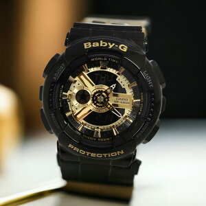 【楽天母の日ギフト】BABY-G カシオ ベビーg アナデジ BA-110X-1AJF ブラック エナメルカラー 超モデル プレゼント 腕時計 ギフト ラッピング無料 愛の証 感謝の気持ち baby-g 国内正規品 新品 メッセージカード手書きします あす楽対応