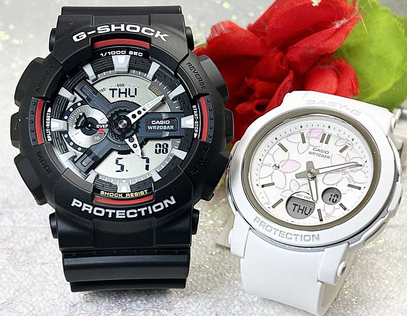 Y - 【絆をカタチに】恋人たちのGショック ペアウオッチ Gショック G-SHOCK BABY-G g-shock ペア腕時計 カシオ 2本セット 誕生日 御祝い還暦 銀婚式　結婚記念日 婚約 人気 婚約夫婦 高級クリスマス プレゼント