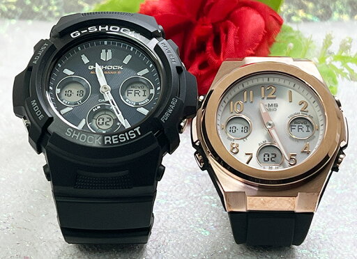 恋人たちのGショック ソーラー電波 ペアウォッチ G-SHOCK BABY-G ペア腕時計 カシオ 2本セット gショック ベビーg アナデジ AWG-M100SB-2AJF MSG-W610G-1AJF ラッピング無料 手書きのメッセージカードお付けします 恋人たちのGショック ソーラー電波 ペアウォッチ G-SHOCK BABY-G ペア腕時計 カシオ 2本セット gショック ベビーg アナデジ AWG-M100SB-2AJF MSG-W610G-1AJF ラッピング無料 手書きのメッセージカードお付けします