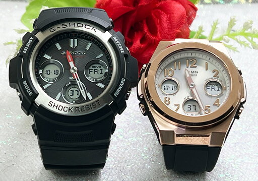 恋人達のGショック ペアウォッチ G-SHOCK BABY-G カシオ 2本セット ソーラー電波 アナデジ AWG-M100-1AJF MSG-W610G-1AJF ラッピング無料 手書きのメッセージカードお付けします 人気 婚約 夫婦 高級 クリスマス プレゼント おすすめ 恋人達のGショック ペアウォッチ G-SHOCK BABY-G カシオ 2本セット ソーラー電波 アナデジ AWG-M100-1AJF MSG-W610G-1AJF ラッピング無料 手書きのメッセージカードお付けします 人気 婚約 夫婦 高級 クリスマス プレゼント おすすめ