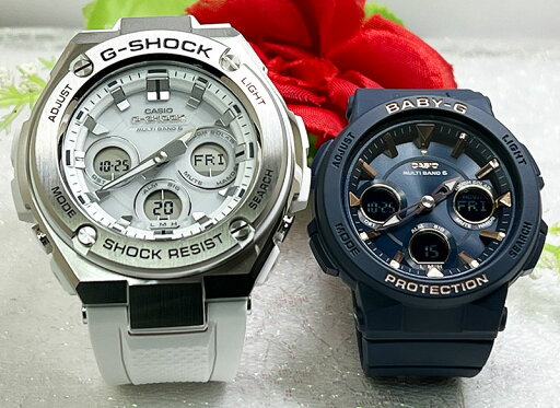 恋人たちのGショック ペアウォッチ G-SHOCK BABY-G カシオ 2本セット 電波ソーラー GST-W310-7AJF BGA-2510-2AJF ラッピング無料 婚約 夫婦 高級 クリスマス プレゼント 誕生日 御祝い 還暦 銀婚式 婚約 結婚 おすすめ 恋人たちのGショック ペアウォッチ G-SHOCK BABY-G カシオ 2本セット 電波ソーラー GST-W310-7AJF BGA-2510-2AJF ラッピング無料 婚約 夫婦 高級 クリスマス プレゼント 誕生日 御祝い 還暦 銀婚式 婚約 結婚 おすすめ