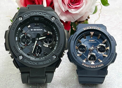 恋人たちのGショック ペアウオッチ G-SHOCK BABY-G カシオ 2本セット 電波ソーラー GST-W100G-1BJF BGA-2510-2AJF 婚約 夫婦 高級 クリスマス プレゼント誕生日 御祝い 銀婚式 結婚記念日 婚約 恋人たちのGショック ペアウオッチ G-SHOCK BABY-G カシオ 2本セット 電波ソーラー GST-W100G-1BJF BGA-2510-2AJF 婚約 夫婦 高級 クリスマス プレゼント誕生日 御祝い 銀婚式 結婚記念日 婚約