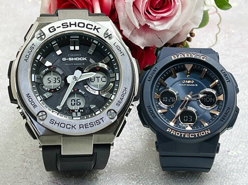ペアウオッチ gショック恋人たちのGショック ペアウオッチ G-SHOCK BABY-G カシオ 2本セット 電波ソーラー GST-W110-1AJF BGA-2510-2AJF 婚約 夫婦 高級 クリスマス プレゼント誕生日 御祝い 銀婚式 結婚記念日 婚約 ペアウオッチ gショック恋人たちのGショック ペアウオッチ G-SHOCK BABY-G カシオ 2本セット 電波ソーラー GST-W110-1AJF BGA-2510-2AJF 婚約 夫婦 高級 クリスマス プレゼント誕生日 御祝い 銀婚式 結婚記念日 婚約