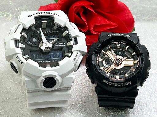恋人たちのGショック ペアウオッチ Gショック G-SHOCK BABY-G g-shock ペア腕時計 カシオ 2本セット アナデジ GA-700-7AJF BA-110XRG-1AJF クリスマス 誕生日 御祝い還暦 銀婚式 結婚記念日 バレンタイン 婚約 人気 婚約 夫婦 高級 クリスマス プレゼント 恋人たちのGショック ペアウオッチ Gショック G-SHOCK BABY-G g-shock ペア腕時計 カシオ 2本セット アナデジ GA-700-7AJF BA-110XRG-1AJF クリスマス 誕生日 御祝い還暦 銀婚式 結婚記念日 バレンタイン 婚約 人気 婚約 夫婦 高級 クリスマス プレゼント