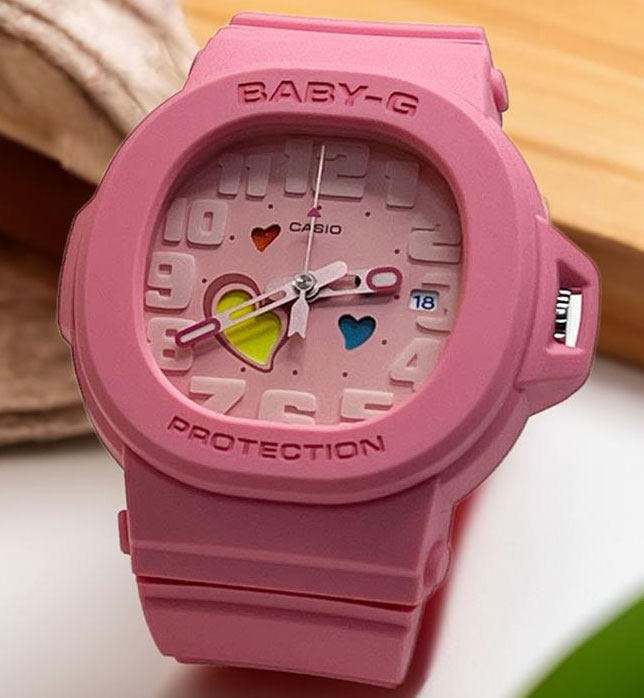 【遅れてごめんね】BABY-G G-SHOCK BABY-G カシオ ベビーg アナデジ BGA-10-4AJF PLAYFUL HEARTS SERIES クオーツ プレゼント 腕時計 ギフト ラッピング無料 メッセージカード手書きします あす楽対応