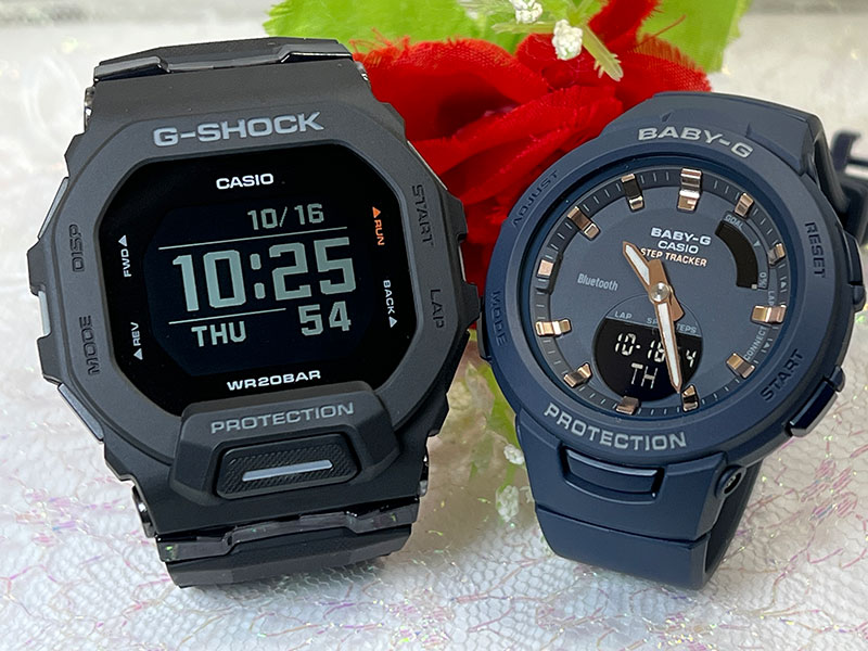 ペアウオッチ gショック 恋人たちのGショックペアウォッチ G-SHOCK BABY-G ペア腕時計 カシオ 2本セット gショック デジタル アナデジ GBD-200-1JF BSA-B100-2AJF お揃い プレゼント 婚約 夫婦 クリスマス プレゼント