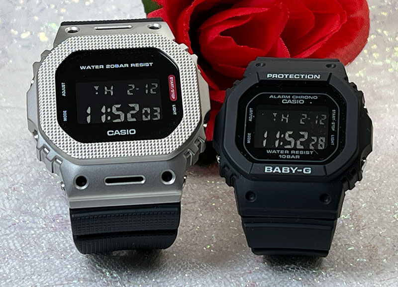 �ڤ��ʤ��ȹ�ࡢ���줫��λ��֡� ���ͤ�����G����å� �ڥ������å� G-SHOCK BABY-G �ڥ��ӻ��� ������ 2�ܥ��å� GM-5600M-1JFBG...