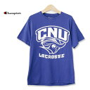 Champion チャンピオン カレッジ クリストファー・ニューポート大学 CNU ラクロス Tシャツ ブルー Mサイズ t180614-2