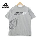 adidas アディダス ダーツマス大学の落葉2012 バックプリントTシャツ 杢グレー Mサイズ t180730-2