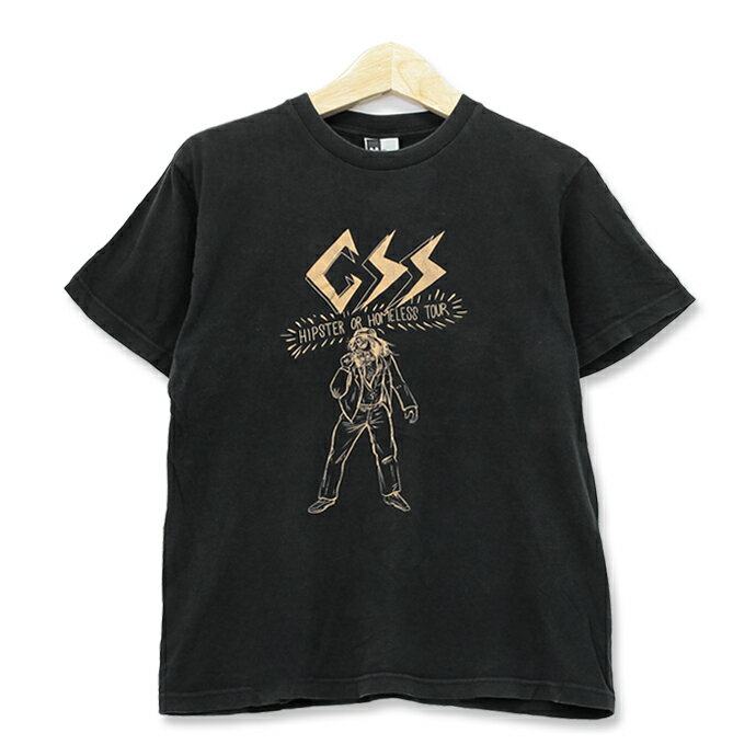 CSS シー・エス・エス プリントTシャツ ブラック Mサイズ t180817-10