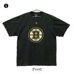 Reebok リーボック ボストン・ブルーインズ Boston Bruins トゥーカ・ラスク Tuukka Rask Tシャツ メンズ ブラック XL 古着 ユーズド ts230427-1