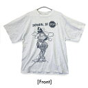 ヘビースモーカー 明日から禁煙するぜ！ プリントTシャツ XL グレー 古着 ユーズド t220704-5