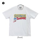 SONIC THE HEDGEHOG ソニックザヘッジホッグ PULL&BEAR SEGA 半袖Tシャツ メンズ XL ホワイト 古着 ユーズド ts230512-8