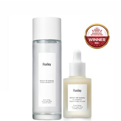 送料無料【Huxley】ハクスリー トナー エクストラクトイット 120ml+エッセンスライク オイルライク 30mlのサムネイル