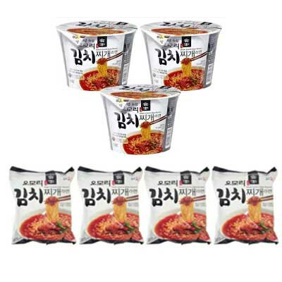 ★無料配送★[八道/Paldo] GS25 オオモリ キムチチゲ カップラーメン150g*3個入 + オオモリ キムチチゲ ラーメン 160g * 4袋入 