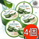 4個セットDewy ALOE Soothing Gel 300ml*4個/アロエベラ/保湿ケア/水分クリ