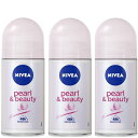 ニベアNIVEA デオドラントパール＆ビューティ(ROLL ON) 50ml *3個 / pearl & beauty