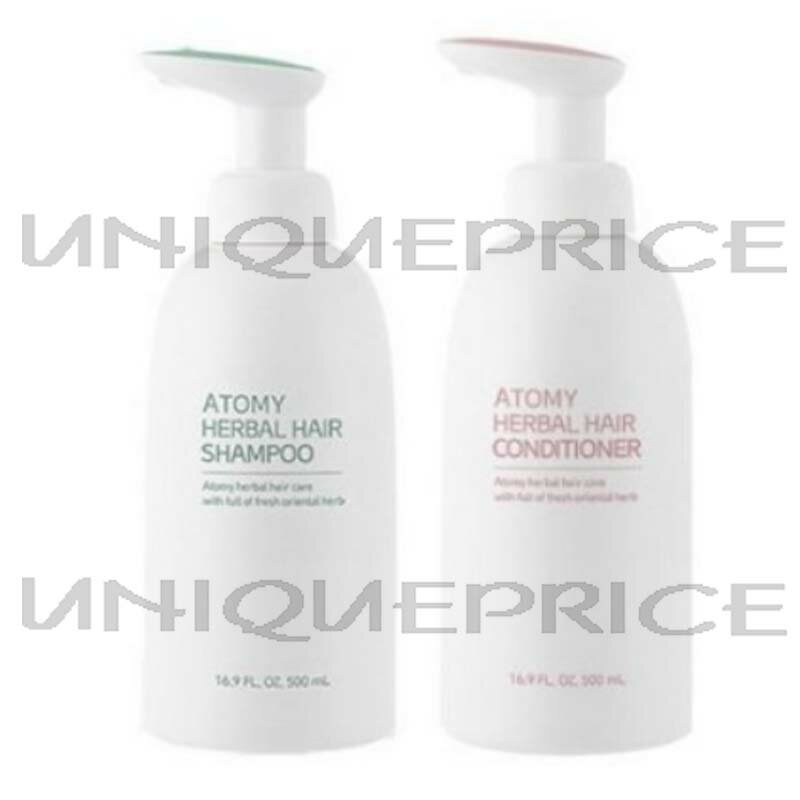 Atom美アトミ植物性シャンプー500ml 植物性ヘアコンディショナー 500ml / TOTAL 2本 SET