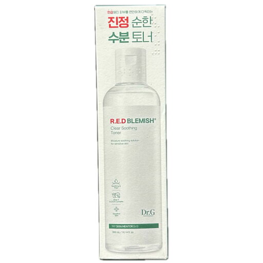 DR.G(ドクタージー) レッドブレミッシュ クリアスージングトナー 〈化粧水〉 (300mL) 1 個 DR.G(ドクタージー) レッドブレミッシュ クリアスージングトナー 〈化粧水〉 (300mL) 1 個
