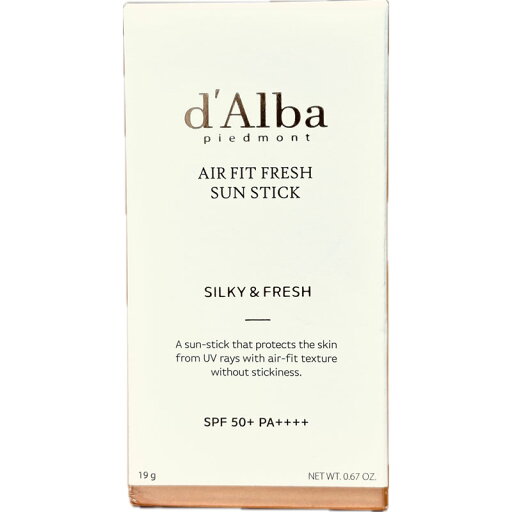【 d'Alba ( ダルバ ) 】ダルバ エアー フィット フレッシュ サン スティック 19g SPF50+ PA++++ 韓国 コスメ dAlba(並行輸入製品) 【 d'Alba ( ダルバ ) 】ダルバ エアー フィット フレッシュ サン スティック 19g SPF50+ PA++++ 韓国 コスメ dAlba(並行輸入製品)