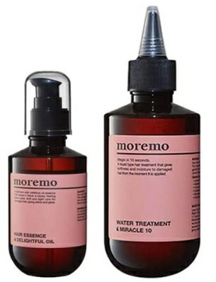  moremo ミラクル10ウォータートリートメント200ml + エッセンス ディライトフル オイル 70ml セット/Miracle 10 Water Treatment + Essence Delightful Oil set