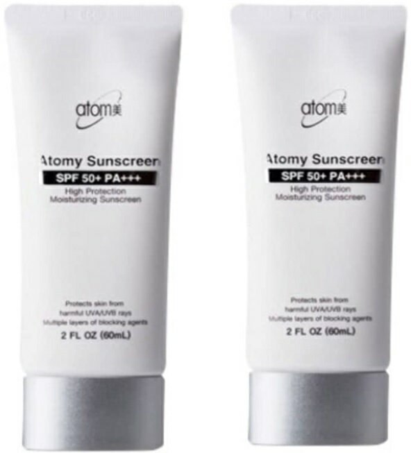 アトミ(Atomy)サンクリームホワイト(SPF50 /PA )60ml x 2本セット ハイプロテクション Atomy Sun Cream White(SPF50 /PA )60ml x 2pcs Set High Protection