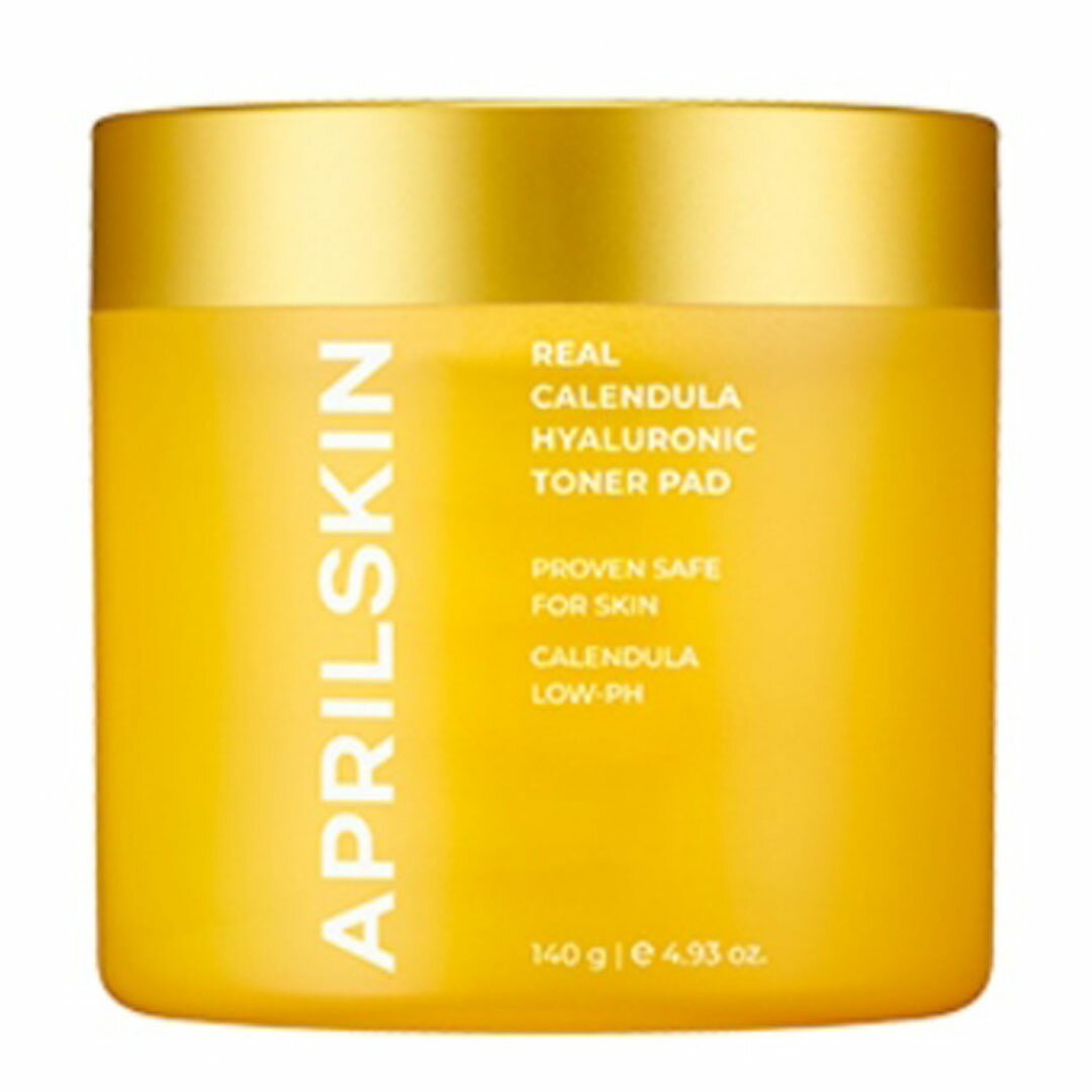 [APRILSKIN] エイプリルスキンリアルカレンデュラヒアルロン酸トナーパッド 120g / APRILSKIN REAL CALENDULA HYALURONIC TONER PAD 120g