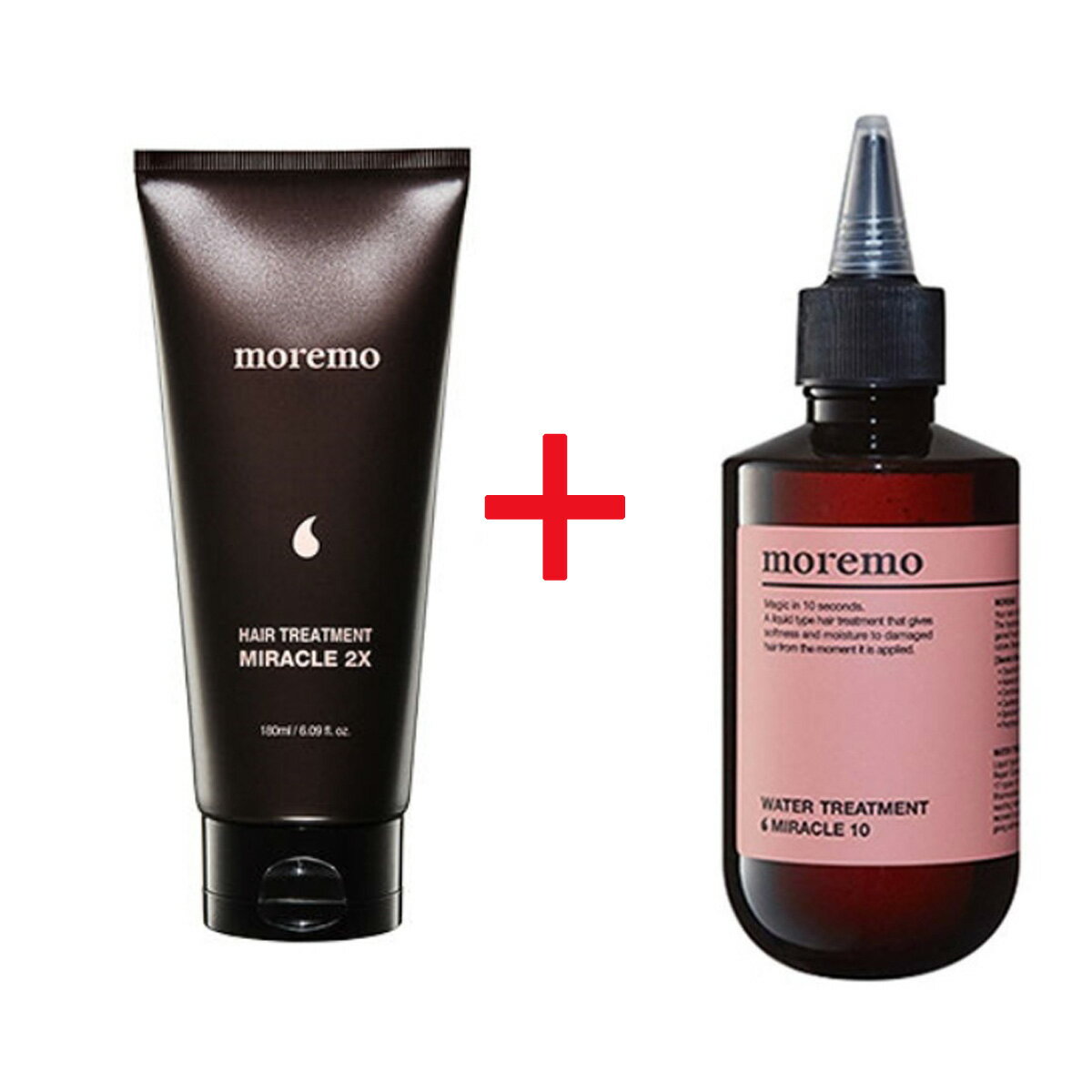  ヘアトリートメント ツーエックス(2X) ヘアパック180ml + moremo ミラクル10ウォータートリートメント200ml