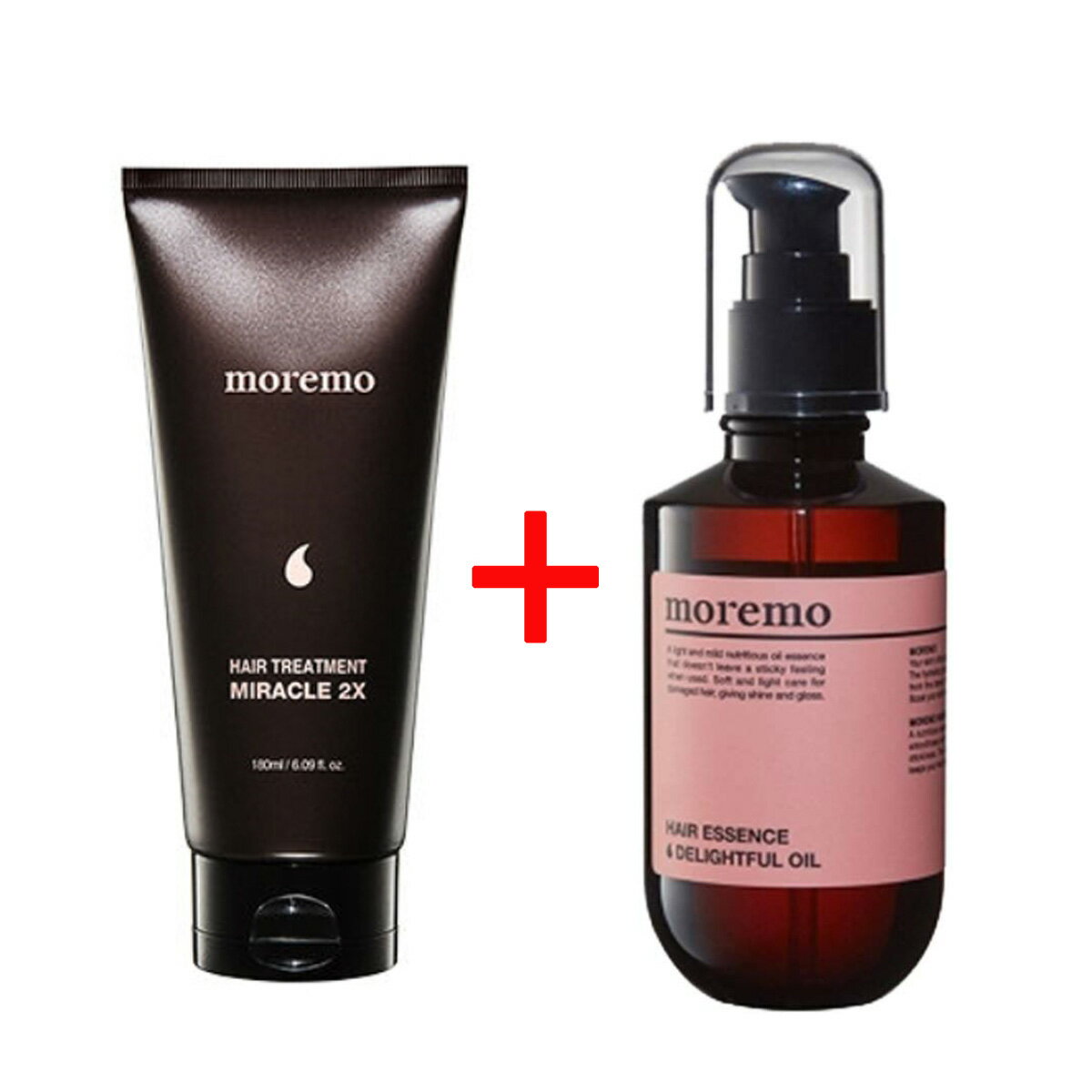 モレモ/moremo ヘアトリートメント ツーエックス(2X) ヘアパック180ml HAIR ESSENCE DELIGHTFUL OIL/ヘアーエッセンス ディライトフルオイル 70ML X 1EA