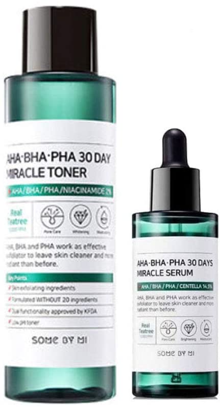 SOMEBYMI AHA.BHA.PHA 30 Days Miracle Toner 150ml AHA.BHA.PHA 30 Days Miracle Serum 50ml 並行輸入品