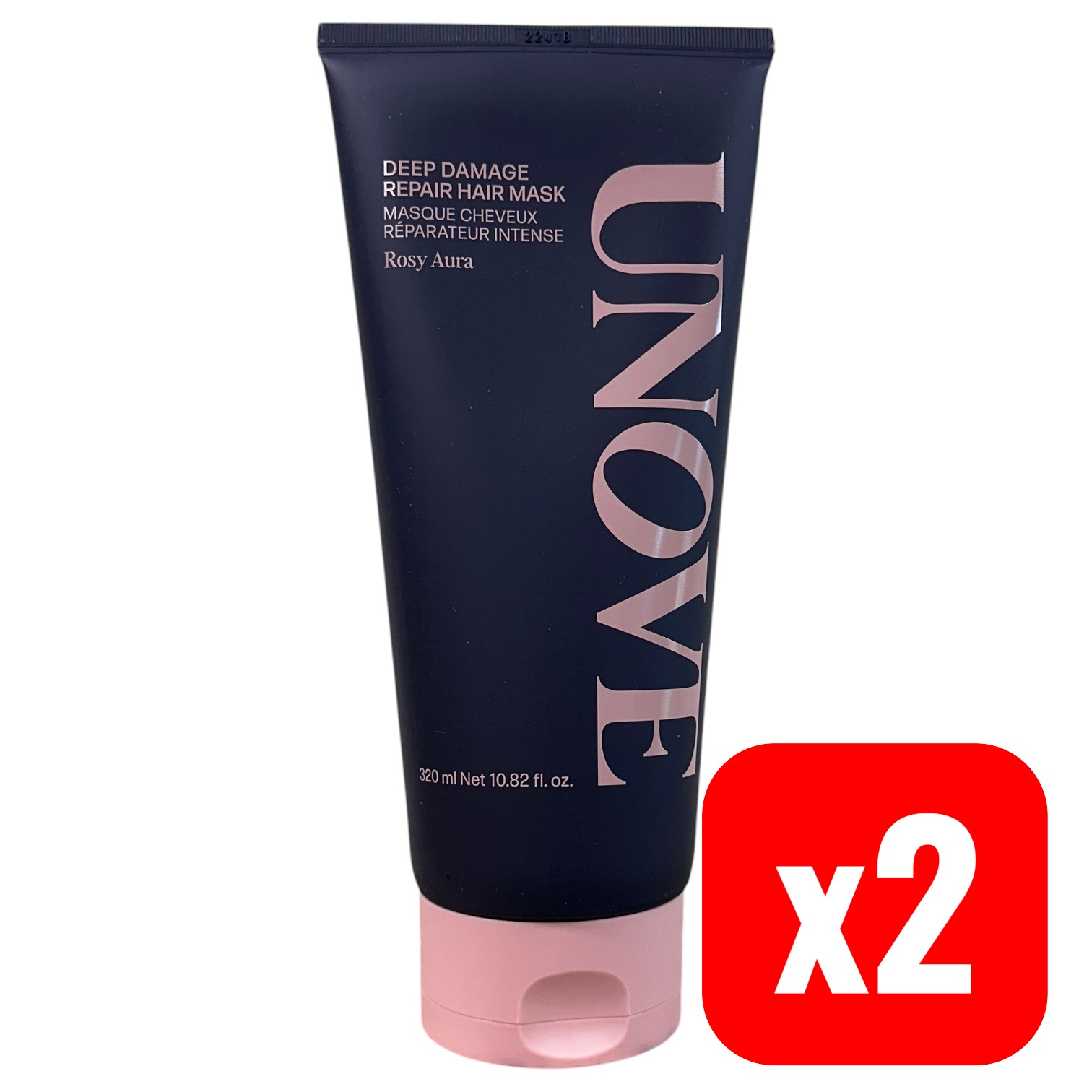 【UNOVE】ユノブ ディープダメージリペア ヘアマスク ロージーオーラ 320ml×2本セット / ダメージケア 集中補修 カラー毛 パサつき 韓国ヘアケア アモーレパシフィック 送料無料