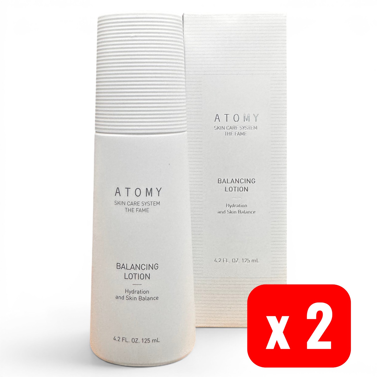 Atomyスキンケアシステム ザフェイム バランシングローション 125ml ×2個セット/ 保湿 肌バランス アルガンオイル シアバター DermaTest認証 韓国コスメ 