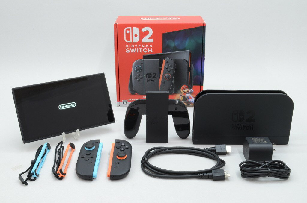 【中古】Nintendo Switch 2 (日本語・国内専用) マリオカート ワールド セット BEE-S-KB6PA【ソフト付き】 外観ランクA...