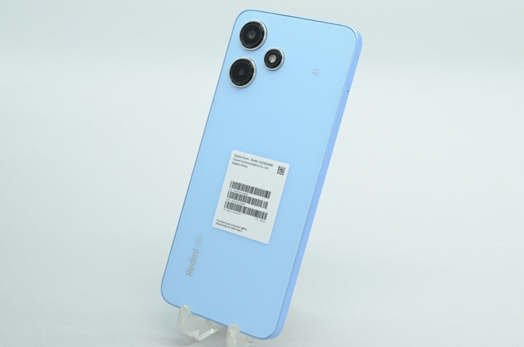 SIMフリー Xiaomi Redmi 12 5G 256GB スカイブルー REDMI12-5G256 外観ランクA