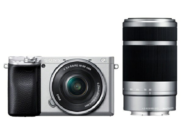 【箱破損 または 箱汚れ品】SONY α6400 ILCE-6400Y ダブルズームレンズキット(シルバー)