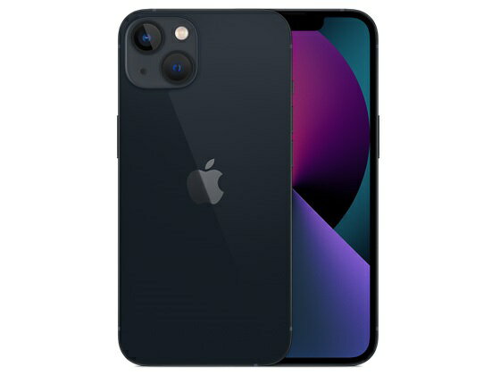 【中古 未使用買取品】 Apple iPhone13 128GB ミッドナイト(MLNC3J/A　UQ mobile版）