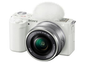 【展示品】 SONY VLOGCAM ZV-E10Y-W(ホワイト) ダブルズームレンズキット