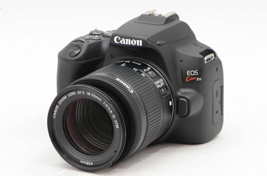 【中古】Canon EOS Kiss X10 EF-S18-55 IS STM レンズキット ブラック