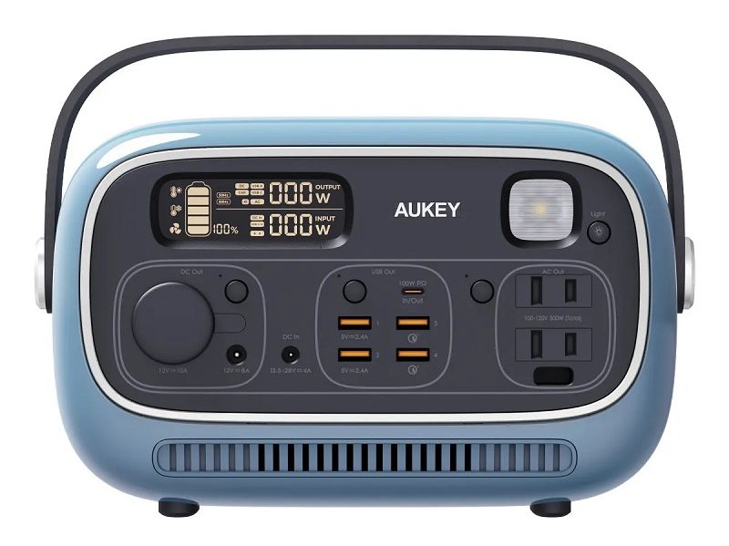 AUKEY ポータブル電源 Power Studio 300 (297wh) PS-RE03-BU(ブルー)