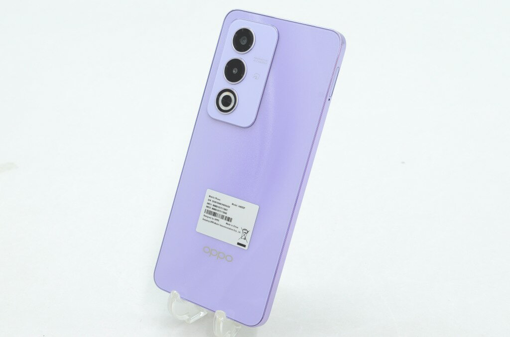 【中古】Y!mobile OPPO OPPO A3 5G A402OP パープル A402OP