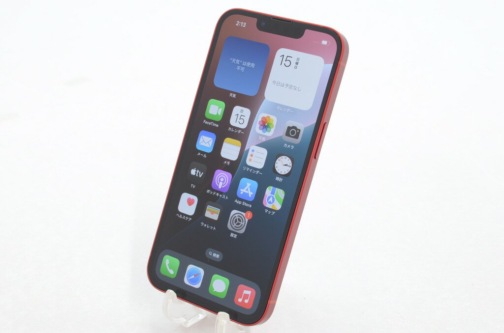 【中古】SIMフリー Apple iPhone13 128GB (PRODUCT)RED A2631 MLNF3J/A
