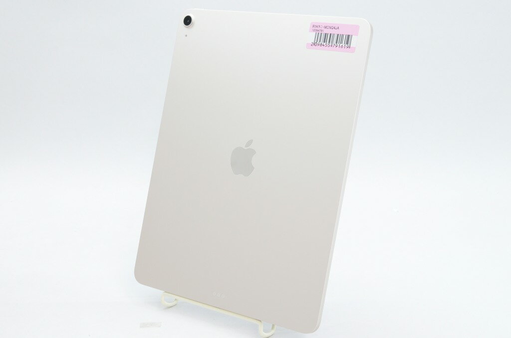 【中古】Apple iPad Air 13インチ (M3) Wi-Fiモデル 256GB スターライト MCNQ4J/A